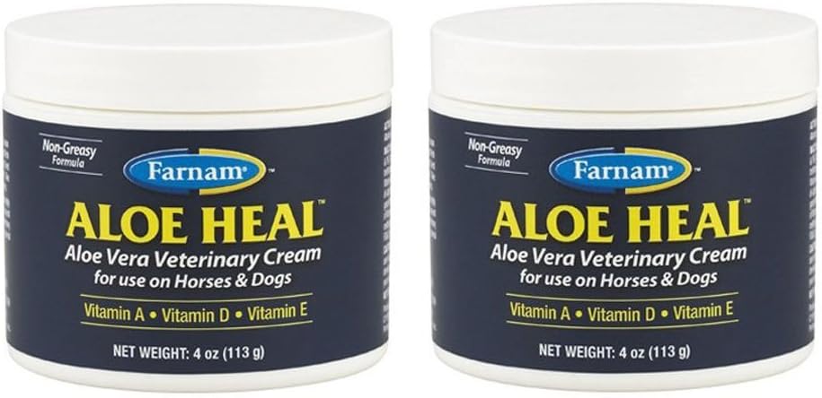 (2 Pack) Farnam Aloe Heal Veterinary Creme med Aloe