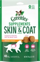 GREENIES Hud og Coat mat kosttilskudd med fiskeolje og omega 3 fettsyrer, 40-talls kylling-flavor myk Chews for voksne hunder av alle størrelser