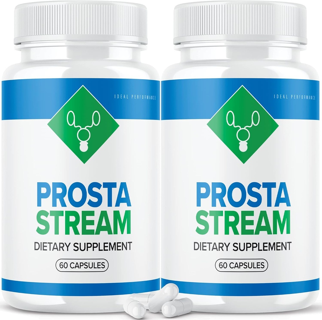 Ideell ytelse (2 Pack) Prosta Stream Prostate Supplement prostastream piller (120 kapsler)