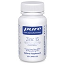 Ren innkapslinger Sink 15 mg - Sink Picolinat Supplement for immunsystem støtte, vekst og utvikling - for sår healing - 60 kapsler