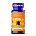 Puritans Pride Premium LutigoldTM Lutein Carotenoid 40 mg med Zeaxanthin for menn og kvinner, kosttilskudd for øyehelsestøtte, 8 måneders forsyning, 120 lett å svelge Softgels