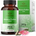 HERBAMAMA Mimosa Pudica Seed Capsules - 1000mg Mimosa Pudica ekstrakt pulver for digestive renser og detox - Vegansk, ikke-GMO Digestiv støtte Supplement, 100 Caps