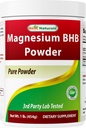 Beste Naturals Magnesium BHB pulver 1 Lb