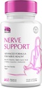 Nerve frelser for nevropati 828mg, Advanced Nerve støtte Supplement, Forny for sunne føtter, Best Regen med Alpha Lipoic Acid, Vitaminer D, B6, B12-60 Kapsler