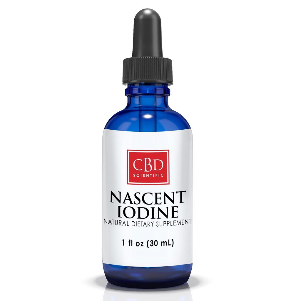 Organisk Nascent Iodin Supplement Deep-Earth Sourced. Støtter og avgifter Thyroid. Metabolisme Heath, fokus & bedre søvn. 1.950 mcg per servering