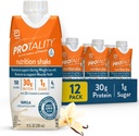 Vanilla Ernæringshake | 30g Protein, 1g Sukker | Ernæringsstøtte for muskel helse under vekttap | 12 Pack