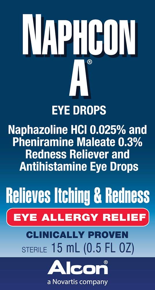 Alcon Naphcon øyedråper, allergi relief 15 ml