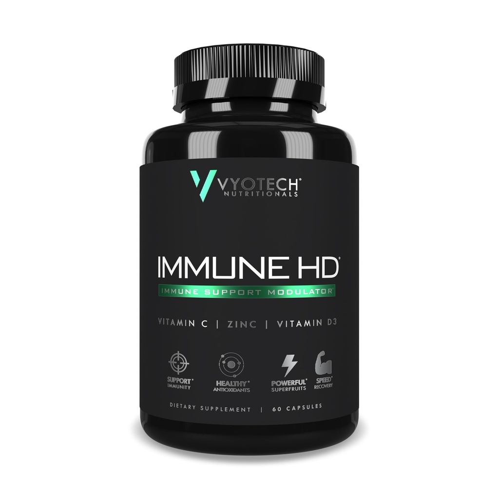 Vitamin C, D3, Sink, Turmeric & Super Fruit Antioksidanter Immun Helse & Velvære Formula ® 60 Kapsler