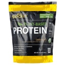 California Gold Nutrition Sport, Plantebasert protein med organisk brunt ris protein konsentrat, Flaksfrø, Chia frø, sjokolade, 2 lb (907 g)