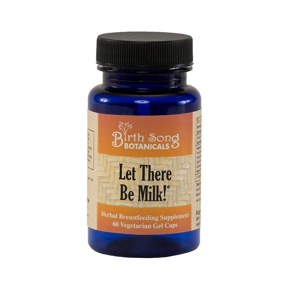 Fødselssang Botanicals La det være melk! Vegetariske flytende kapsler - Fenugreek, Goat's Rue, velsignet Thistle til å øke melkeforsyningen - Amming Supplement for sykepleie og pumpende mødre, 60 greve