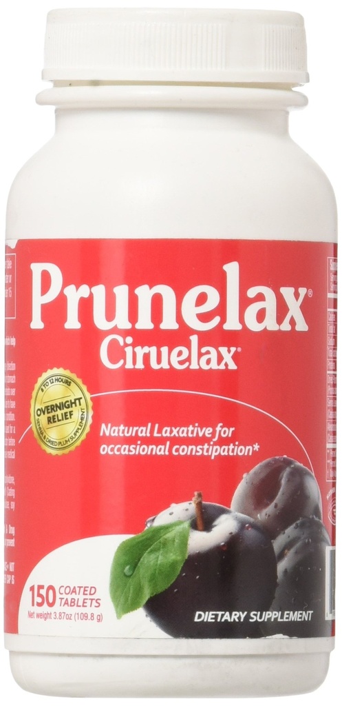 Prunelax Ciruelax Laxative, Tabletter 150 ea
