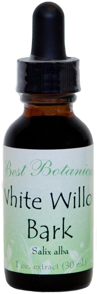 Best Botaniske Hvit Willow Bark Extract 1 oz.