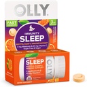 OLLY immunitet søvn raske oppløsninger, 3 mg Melatonin, vitamin C, Citrus flavor, 30 dagers forsyning - 30 teller