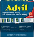 Advil Ibuprofen, 200 mg, 2 greve (pakke på 50)