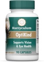 OptiKind Vision Støtte Eye Vitamins, 90 Kapsler, Øye Helse Formula med lutein for øyne og glutathion
