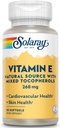 Solaray Vitamin E d-Alpha Tocopherol 268mg (400 IU) | Hjerte og hud helse, Antioksidant aktivitetsstøtte (50 greve)