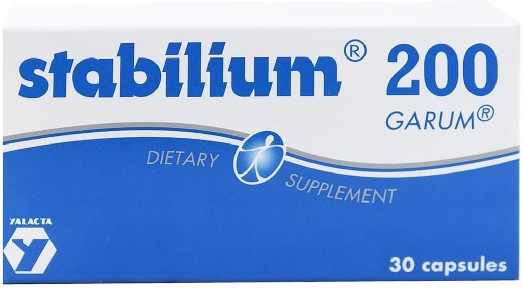 Allergi Research Group Stabillium 200 - Naturlig søvnhjelp for voksne uten melatonin, Natttid rolig støtte Supplement for å slappe av, dyp hvilelig søvnstøtte - 30 kapsler (pakke av 1)