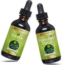 Go Næringsstoffer Uriva & Prostate Edge Prostate Supplement for menn med Pygeum og så Palmetto Extract Uric Acid Støtte Supplement, for sunn uric syre nivåer som hjelper Ease Discomfort