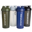 Smartshake Lite 4-Pack Protein Shaker flaske 1000 ml | 34 oz - Leakproof Skrue-on Lid - BPA Gratis – Unisex - Mist Gray, Army Grønn, Svart, Navy Blå