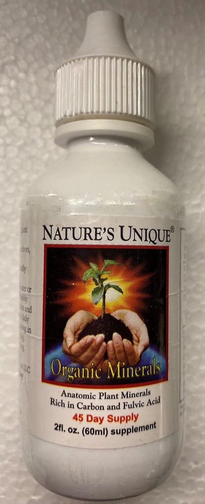 Organiske mineraler med Fulvic Acid | Naturens unike | Alle naturlige | 2 oz. | 45-dagers forsyning