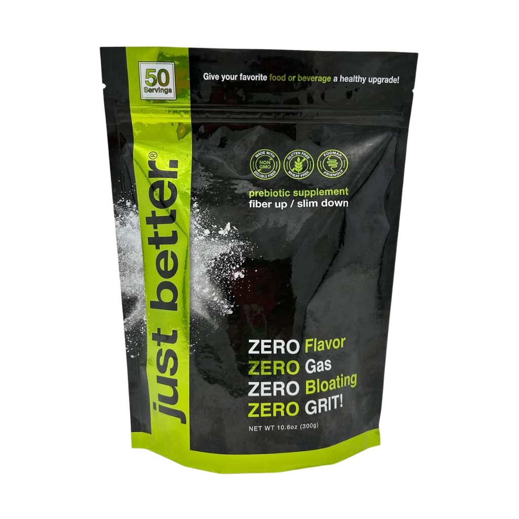 Prebiotiske Fiber Supplement for en sunn Gut | Fiber pulver med Zero Grit Zero Smak og ingen Bloating eller gass | føler seg fullt raskere | Keto ikke-GMO Glutenfri Vegan 50 serveringer