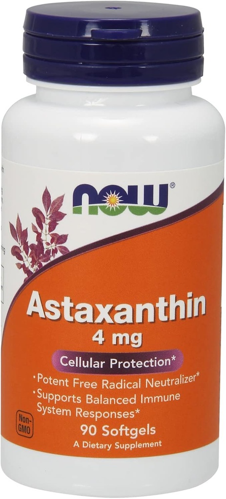 Nå Matvarer Astaxanthin 4 mg - 90 Sgels 8 Pack