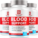 (3 Pack) Trodd relief Blood Support Capsules - Offisiell påliteligBørnstøtte Vitamin piller, Naturlig pålitelig relief Avansert Premium Formula Velvære og Overal Helse, 90 Kapsler i 3 måneder