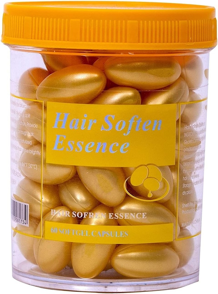 Vitamin-e hårkapsler for hår høst, skade reparasjon, anti-Dandruff, skinning - 60 kapsler