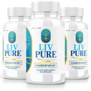 Rise Labs - LivPure drevet av naturen - Avansert Formula - Ren støtte Dietary Supplement for Liver Support, Extra styrke, Vegan, Leverfunksjonspiller (180 kapsler)