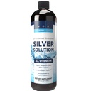 Alkalin strukturert sølv væske Supplement 30ppm - immun- og gut helsestøtte - ekstra styrke strukturert kolloidal sølv mineral kosttilskudd - laget i USA (16 oz)