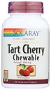 SOLARAY Garantert Potens Tart Cherry frukt ekstrakt, Chewable, Cherry (Btl-Plastic) 500mg