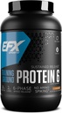 EFX Sports Trening Ground Protein 6 | Whey Isolat & Konsentrat, Egg Hvit, & Era Protein | 26g 6-kilders frigivelse Protein | 32 porsjoner (Chokolat)