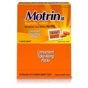 Motrin IB - Ibuprofen tabletter, to tabletter per pakke, 50 pakker totalt, en eske
