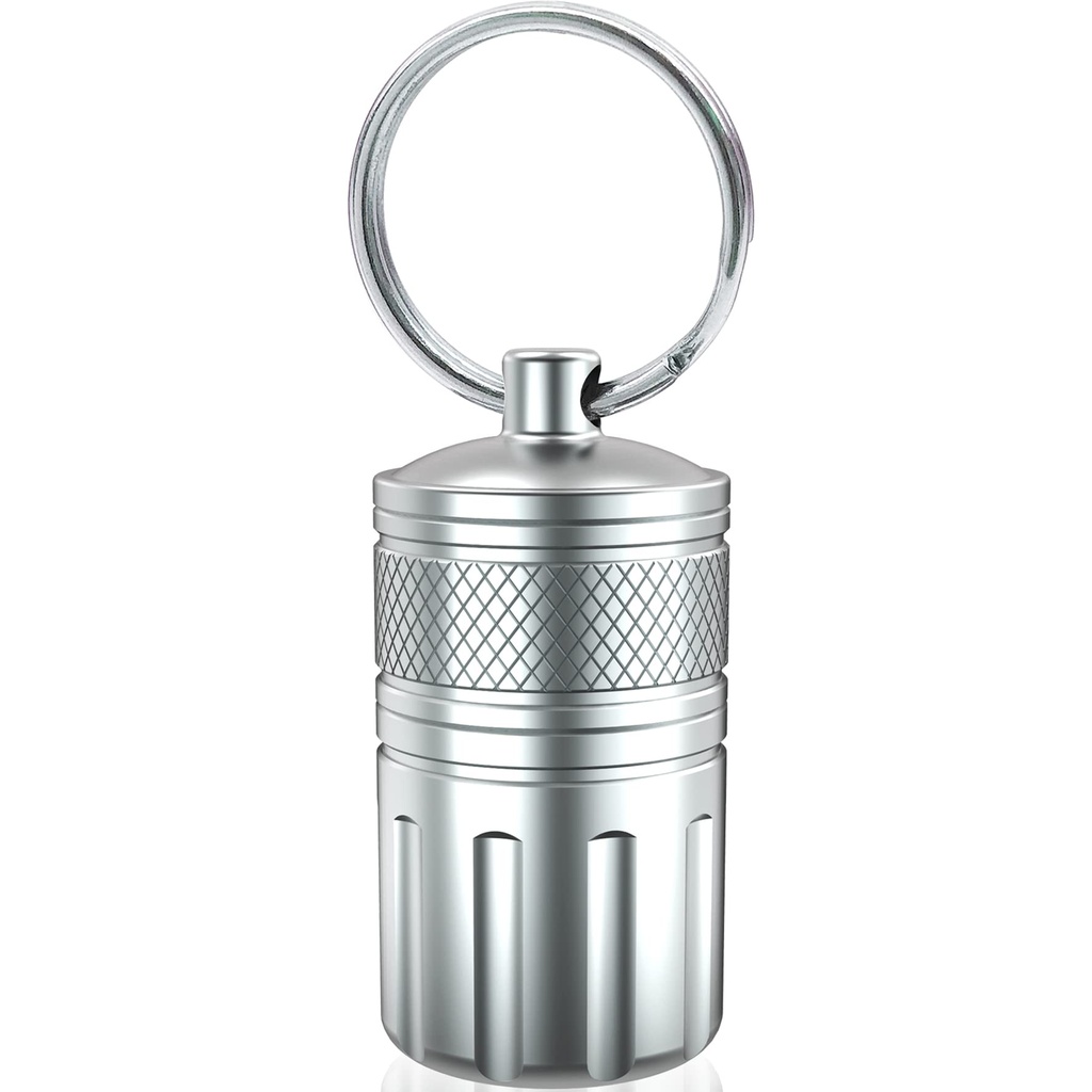 Piller Crusher & Cases, medisin til fin pulver, rustfritt stål Crushes piller, vanntett (Vitamin Crusher)