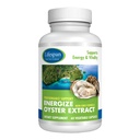 Energize Oyster Extract Supplement for menn og kvinner - Sink, Taurin, Aminosyrer - støtter energi og velvære, produsert i USA, 500 mg, 60 grønnsaker kapsler.