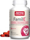Jarrow Formulas Famil-E - fremmer hjerte og kardiovaskulær helse - Inneholder alle åtte medlemmer av vitamin E-familien - rik på gammatokoferol og tokotrienoler - 60 Softgels