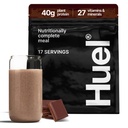 Huel Black Edition | Sjokolade 40g Vegansk Protein pulver | Næringsrikt komplett måltid | 27 vitaminer og mineraler, Glutenfri | 17 serveringer