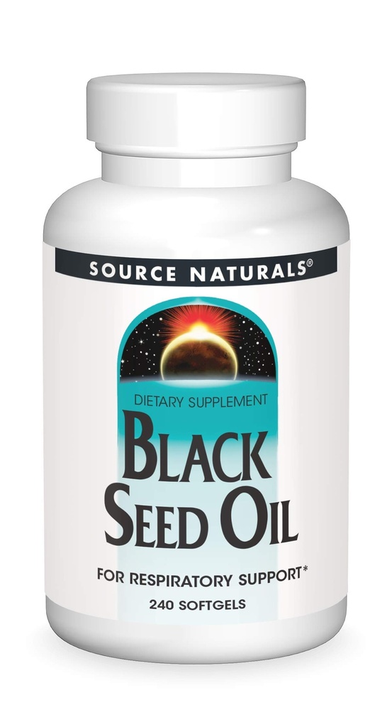 Kilde Naturals Black Cumin Seed Oil til pustende støtte - 240 Softgels