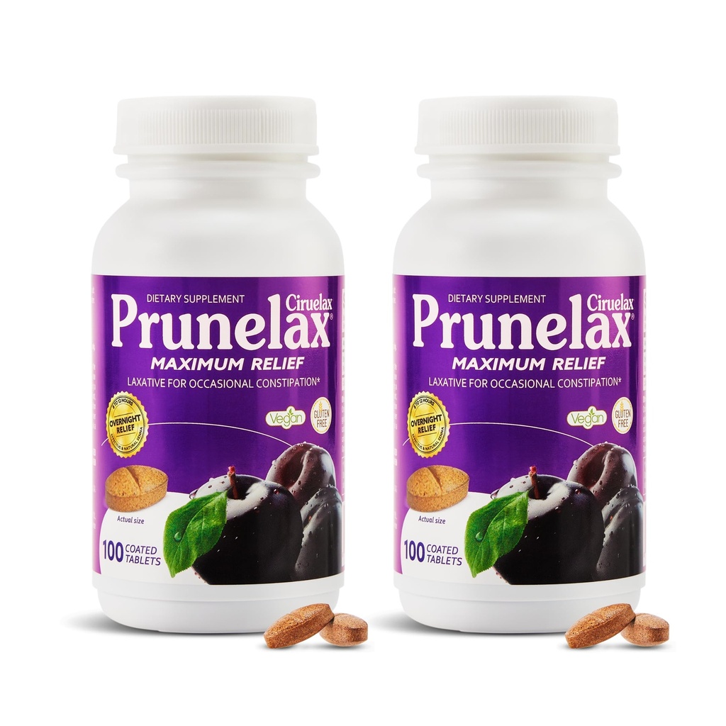 Prunelax 200 tabletter Eksklusiv størrelse