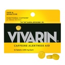 Vivarin, kaffepiller, 200 mg koffein per dose, trygt og effektivt hjelper deg å holde deg våken, ingen sukker, kalorier eller skjulte ingredienser, energitilskudd, 16 tabletter