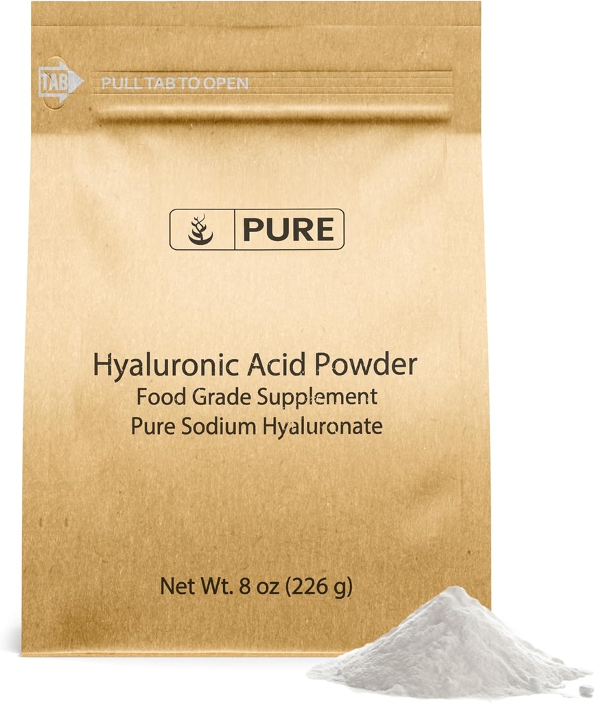 HYALURONsyre (8 oz) vannløselig, fint pulver