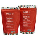 Premium Organic Baobab pulver I Prebiotic Gut Helse, Intermittent Fasting, Immunitet, Hydration | Vitamin C, Polyphenoler, Mineraler | Fiber Supplement | 16 oz.