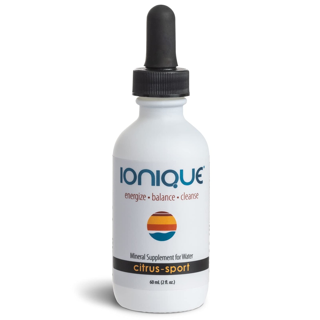 Nytt Ionique Mineral Supplement for vann - Magnesium, Trace Mineral & Electrolyte Hydration System, Støtte for Migraine, Accelerasjon, Hjerne Fog, Muskelkramper, Søvn, En 2 oz flaske flytende drops