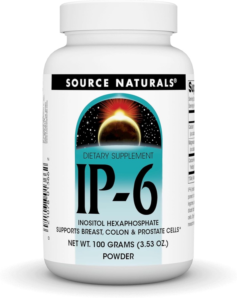 Kilde Naturals IP-6 Inositol Hexafosfat pulver, Inc. 100 gm pulver