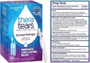 TheraTears Tørr Eye Therapy Smørende Øyedråper for tørre øyne, Preservative gratis øyedråper, 30 enkeltbruksglass (3 Pack)