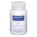 Rene innkapslinger sink (Citrate) - for immunsystem, utvinning og metabolisme* - Mineral Supplement med enzymer - svært absorberbar sink - Vegan & ikke-GMO - 180 kapsler