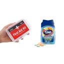 DMI 76-Piece førstehjelp Kit og TUMS 12 greve smoothies Extra styrke 750 mg kalsiumkarbonat Antacid Chewable tabletter Bundle