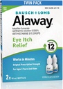 Alaway Antihistamine, øye kløe relief Drops, Twin Pack, 0.34 fl oz Hver