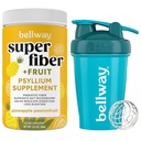 Bellway Super Fiber Powder + Frukt, Pineapple Passion Frukt Shaker Flaske Bundle
