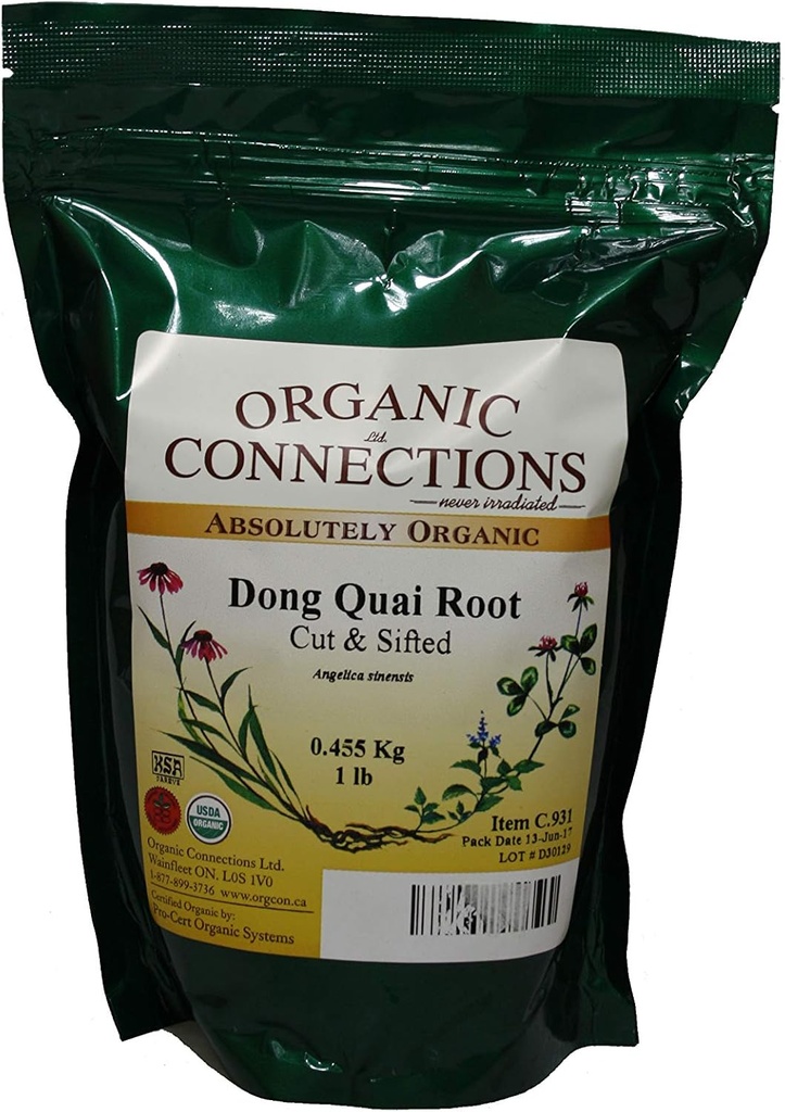 Dong Quai Root, Cut and Sifted, Organisk (1 lb)